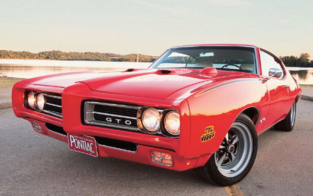 Pontiac GTO The Judge Hardtop Coupe '1969 cо стандартной передней оптикой